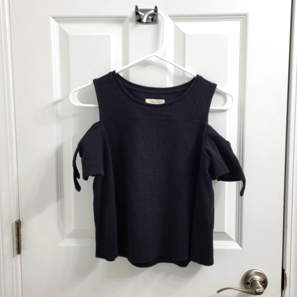 Madewell Skylark Cold Shoulder Top